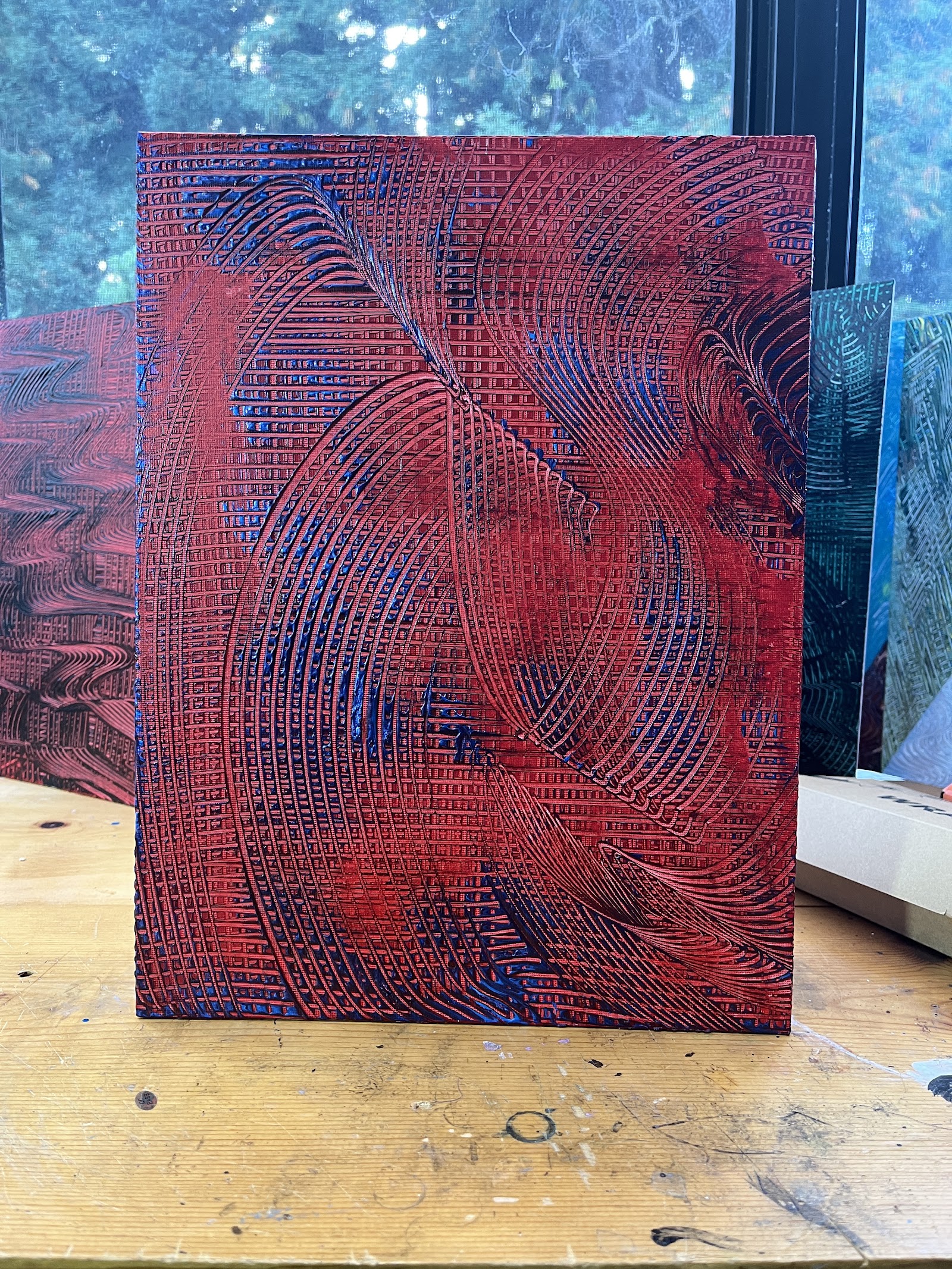 Front view of the artwork left in Art Abandonment #3