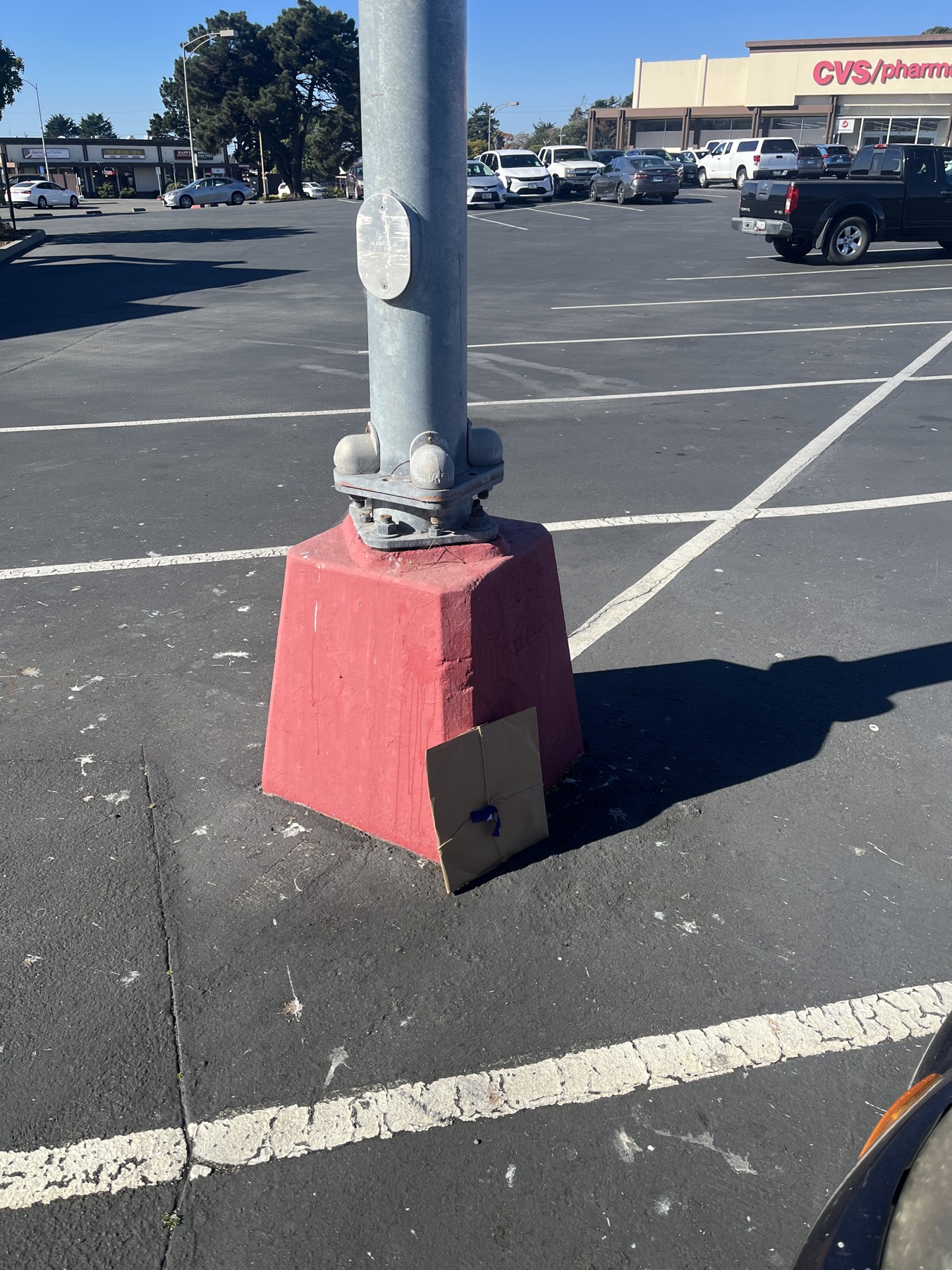 Art Drop #14: At a light pole in the CVS parking lot in Eureka